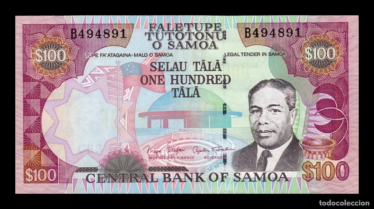 Billetes extranjeros: Samoa 100 Tala 2006 Pick 37 Sc Unc - Foto 1