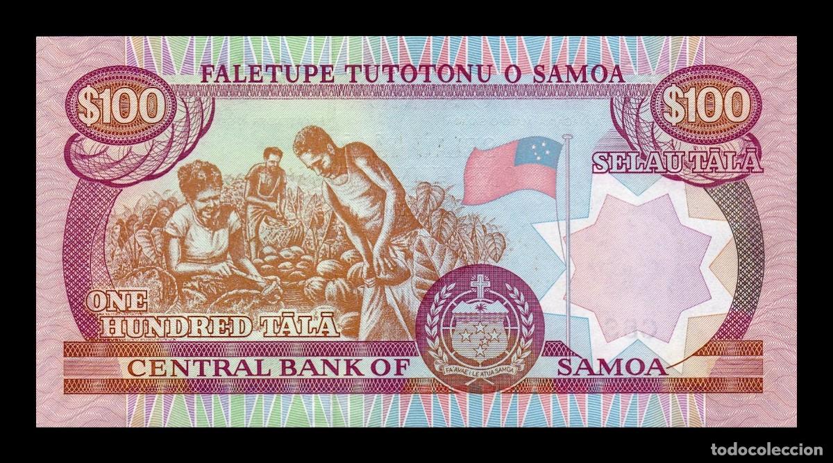 Billetes extranjeros: Samoa 100 Tala 2006 Pick 37 Sc Unc - Foto 2