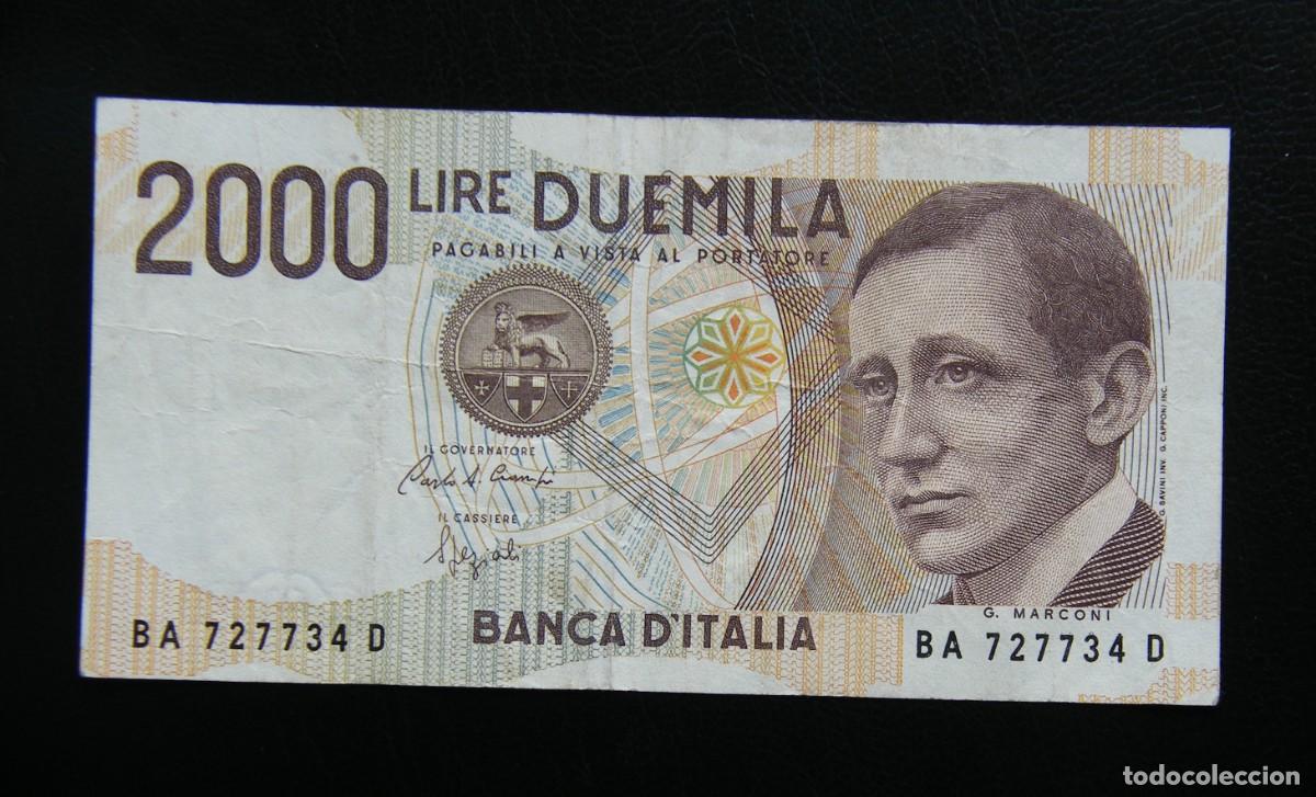 Internationale Banknoten: ITALIA BILLETE DE 2.000 LIRAS 1990 CIRCULADO