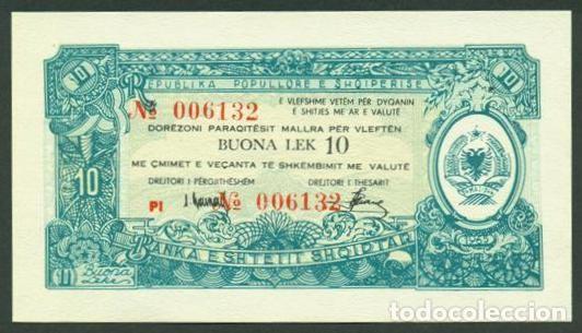 Billetes extranjeros: ALBANIA. 10 lek 1965. Pick FX26. SC-/SC.