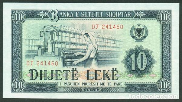 Billets internationaux: ALBANIA. 10 leke 1964. Pick 36. S/C.