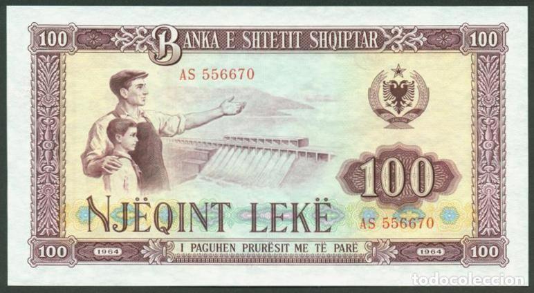 Billetes extranjeros: ALBANIA. 100 leke 1964. Pick 39. S/C.