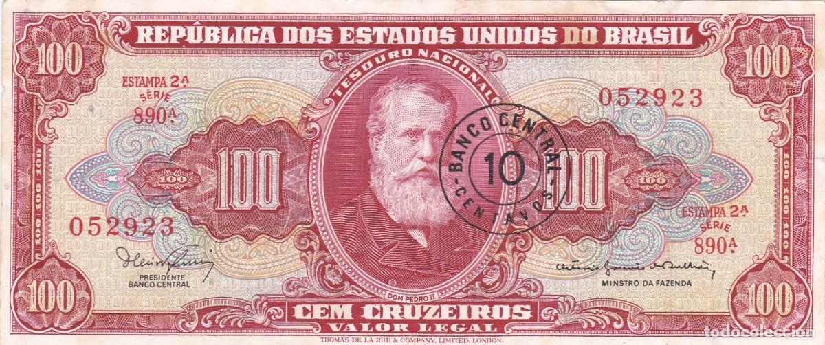 Banconote internazionali: BRASIL - 100 CRUZEIROS DE 1980