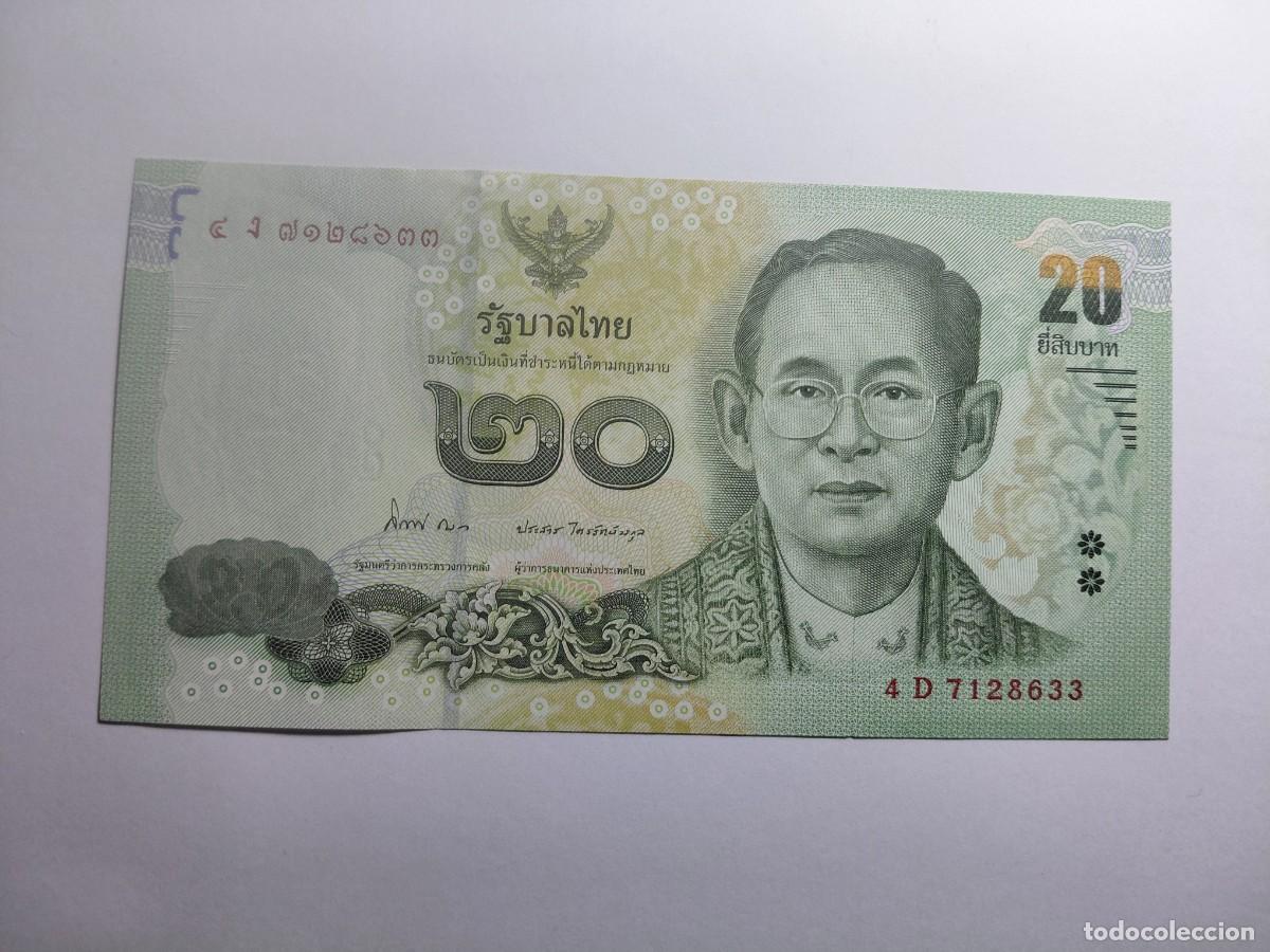 Billetes extranjeros: TAILANDIA / BILLETE - 20 BAHT P118