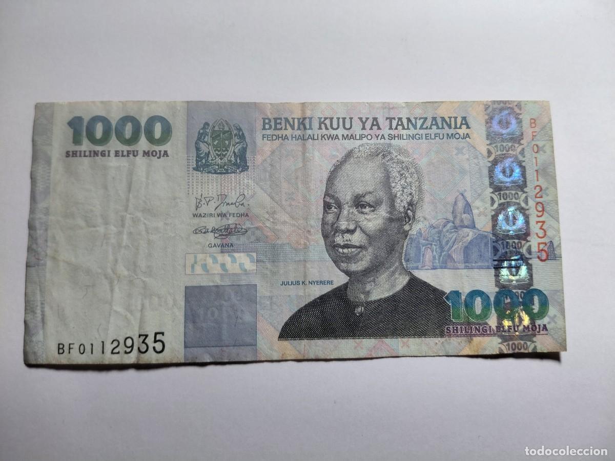 Billetes extranjeros: TANZANIA / BILLETE - 1000 SHILLING P36
