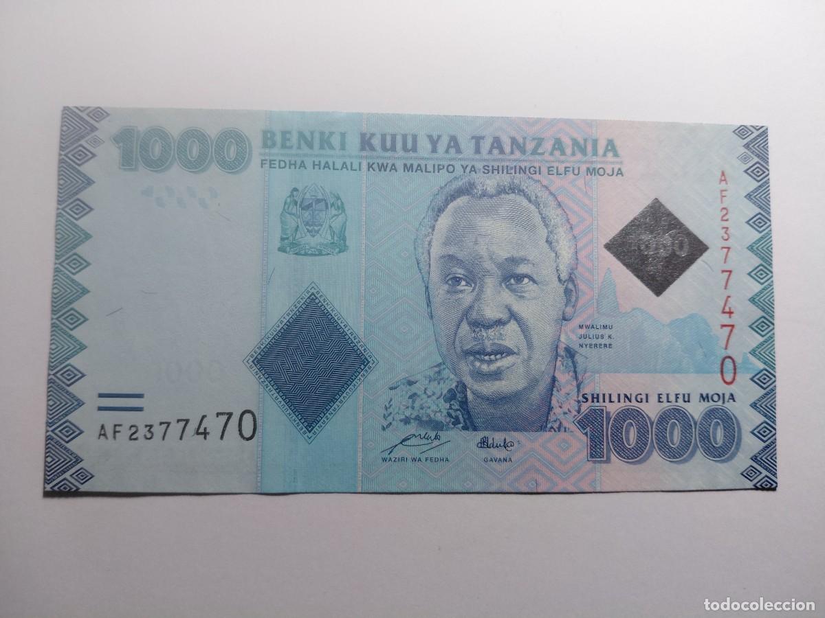 Billetes extranjeros: TANZANIA / BILLETE - 1000 SHILLING P41