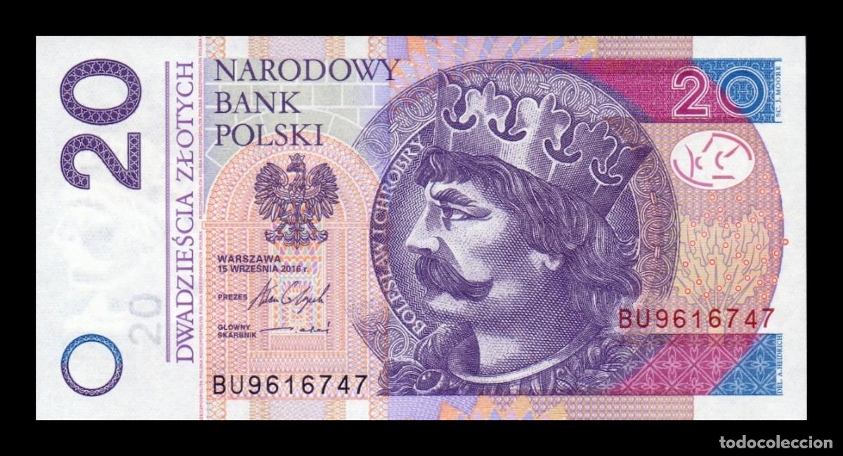 Billetes extranjeros: Polonia 20 Zlotych Boleslaw I 2016 Pick 184b Sc Unc