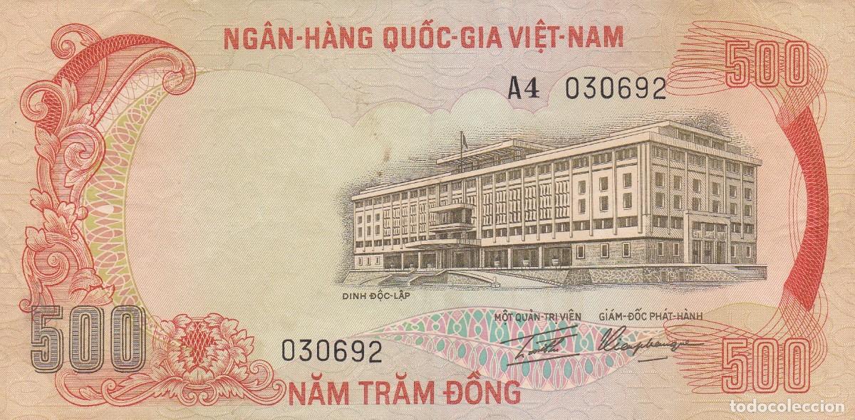 Billets internationaux: VIETNAM - 500 DONG DE 1972