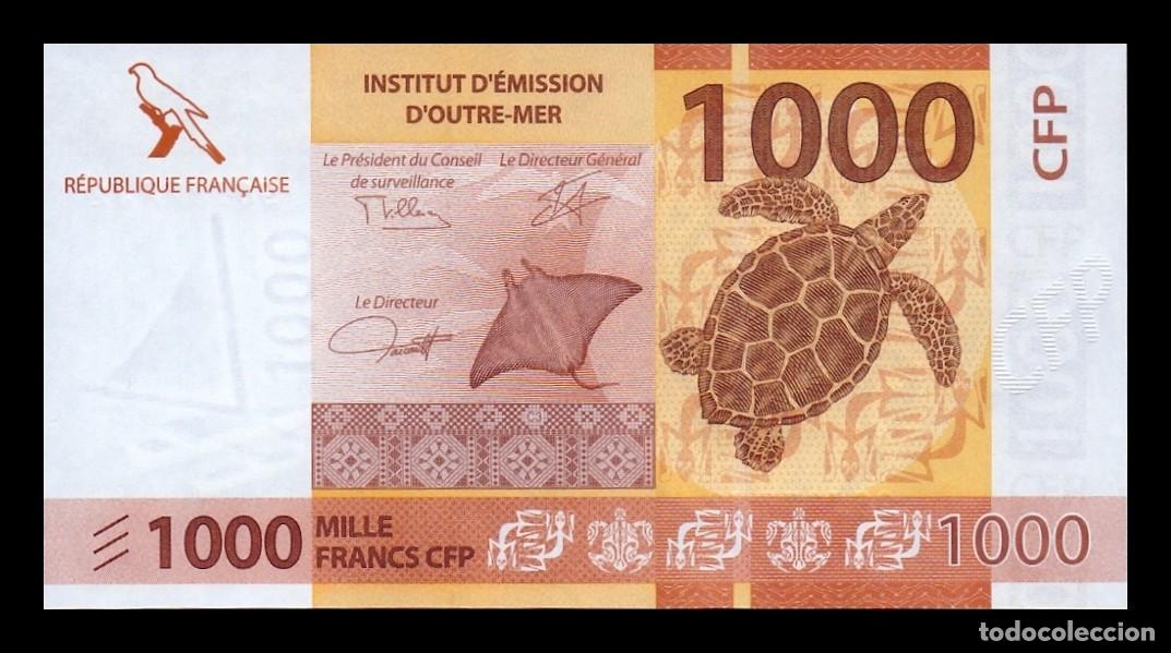 Billetes extranjeros: Territorios Franceses del Pac&iacute;fico 1000 Francos 2014 (2025) Pick 6d Sc Unc