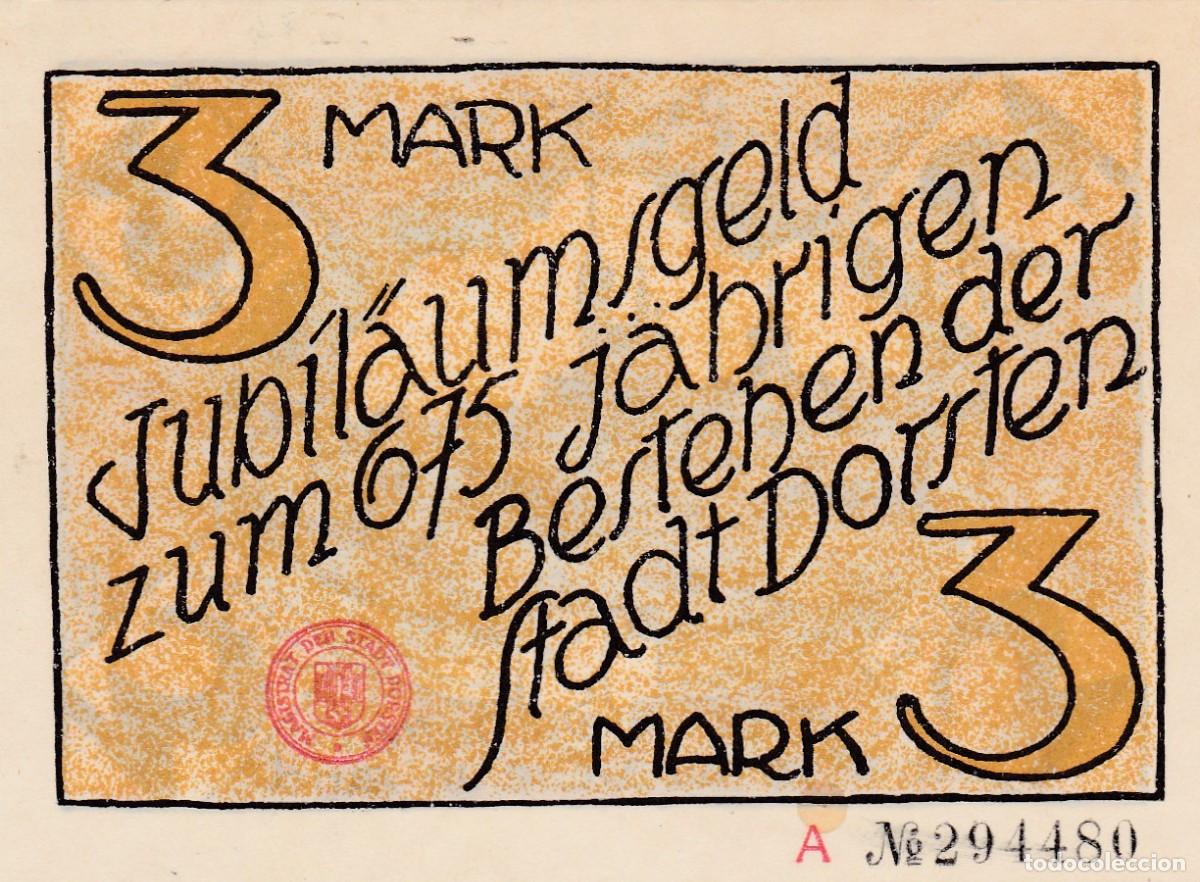 Banconote internazionali: ALEMANIA - BILLETE LOCAL &rdquo;NOTGELD&rdquo; DE 1920/21 - SIN CIRCULAR