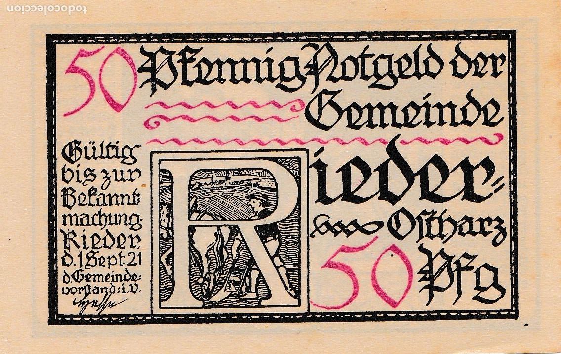 Billets internationaux: ALEMANIA - BILLETE LOCAL &rdquo;NOTGELD&rdquo; DE 1920/21 - SIN CIRCULAR