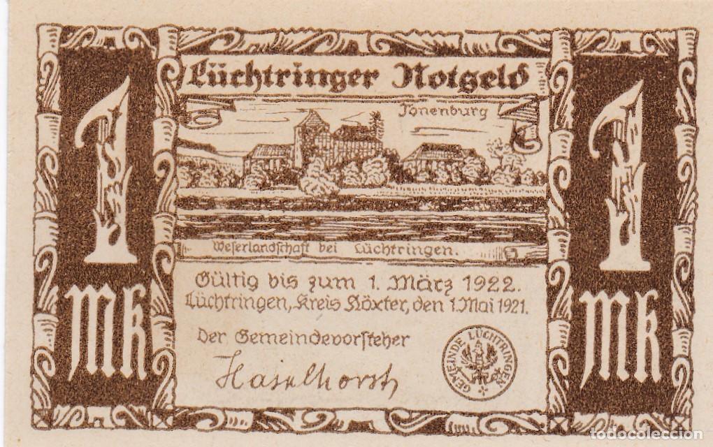 Internationale Banknoten: ALEMANIA - BILLETE LOCAL &rdquo;NOTGELD&rdquo; DE 1920/21 - SIN CIRCULAR