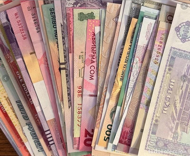 Billetes extranjeros: Set of 20 new banknotes, all in mint condition (L3) &ndash; see photos