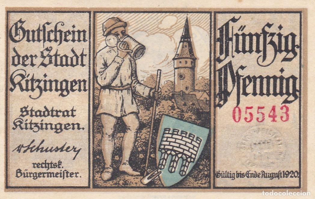 Billets internationaux: ALEMANIA - BILLETE LOCAL &rdquo;NOTGELD&rdquo; DE 1920/21 - SIN CIRCULAR