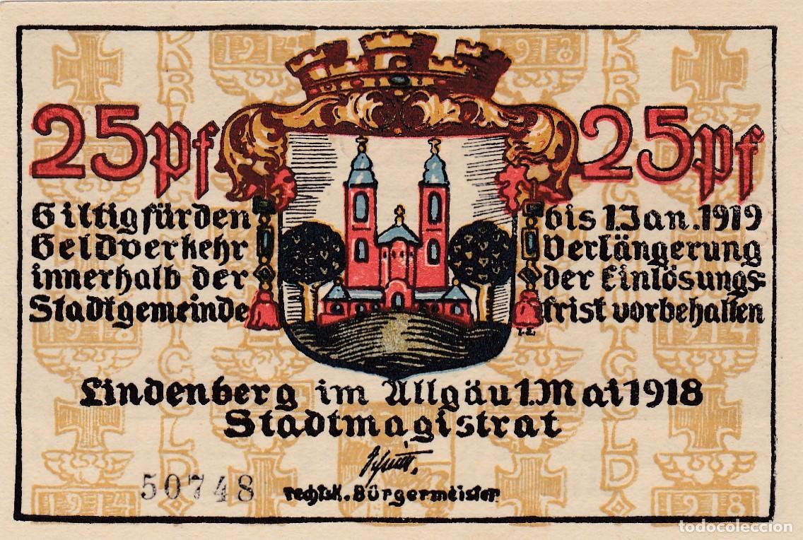 Billets internationaux: ALEMANIA - BILLETE LOCAL &rdquo;NOTGELD&rdquo; DE 1920/21 - SIN CIRCULAR
