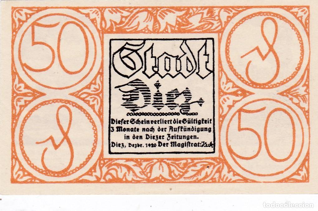 Billetes extranjeros: ALEMANIA - BILLETE LOCAL &rdquo;NOTGELD&rdquo; DE 1920/21 - SIN CIRCULAR