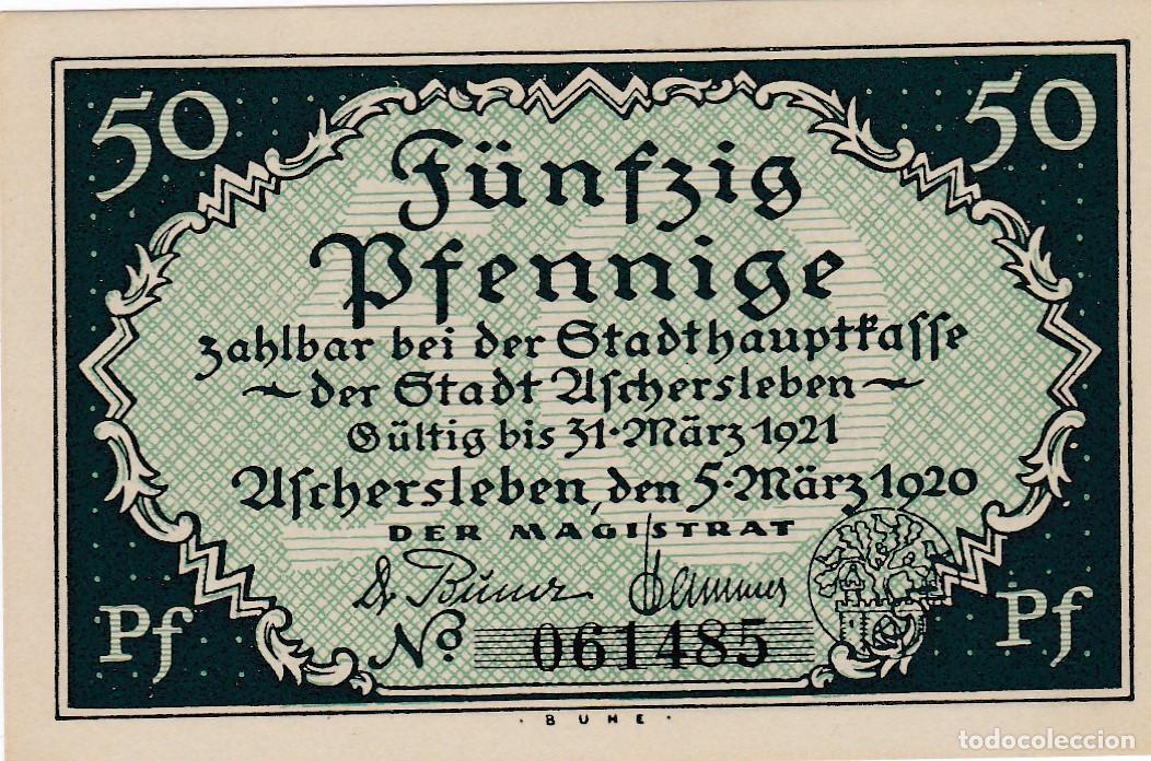 Billetes extranjeros: ALEMANIA - BILLETE LOCAL &rdquo;NOTGELD&rdquo; DE 1920/21 - SIN CIRCULAR