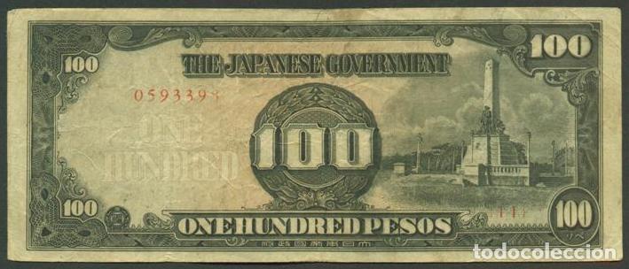 Billets internationaux: FILIPINAS. Ocupacion japonesa II G.M. 100 pesos (1942-44). Pick 112.