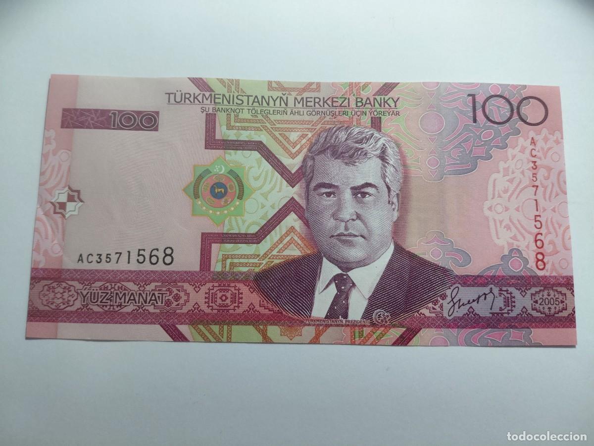 Billetes extranjeros: TURKMENISTAN / BILLETE - 100 MANAT 2005 P18