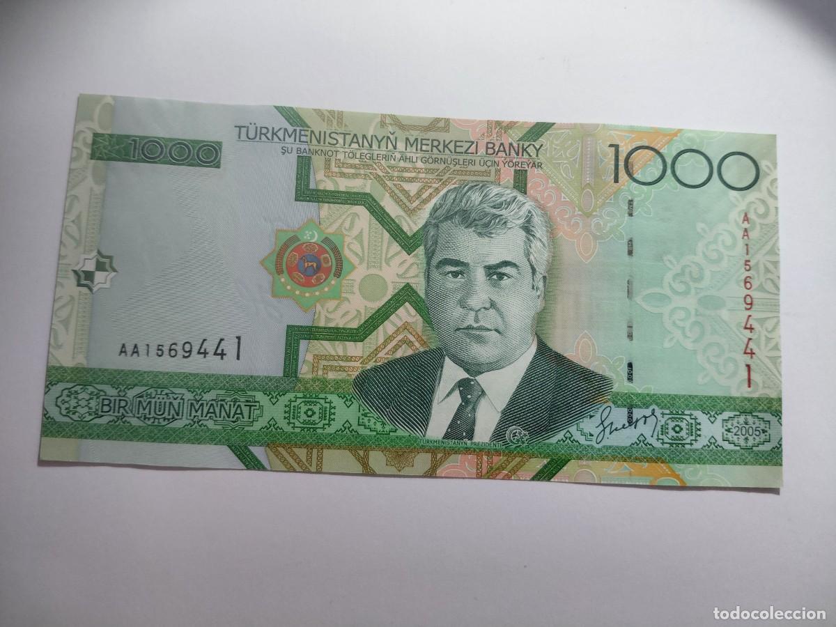 Billetes extranjeros: TURKMENISTAN / BILLETE - 1000 MANAT 2005 P20