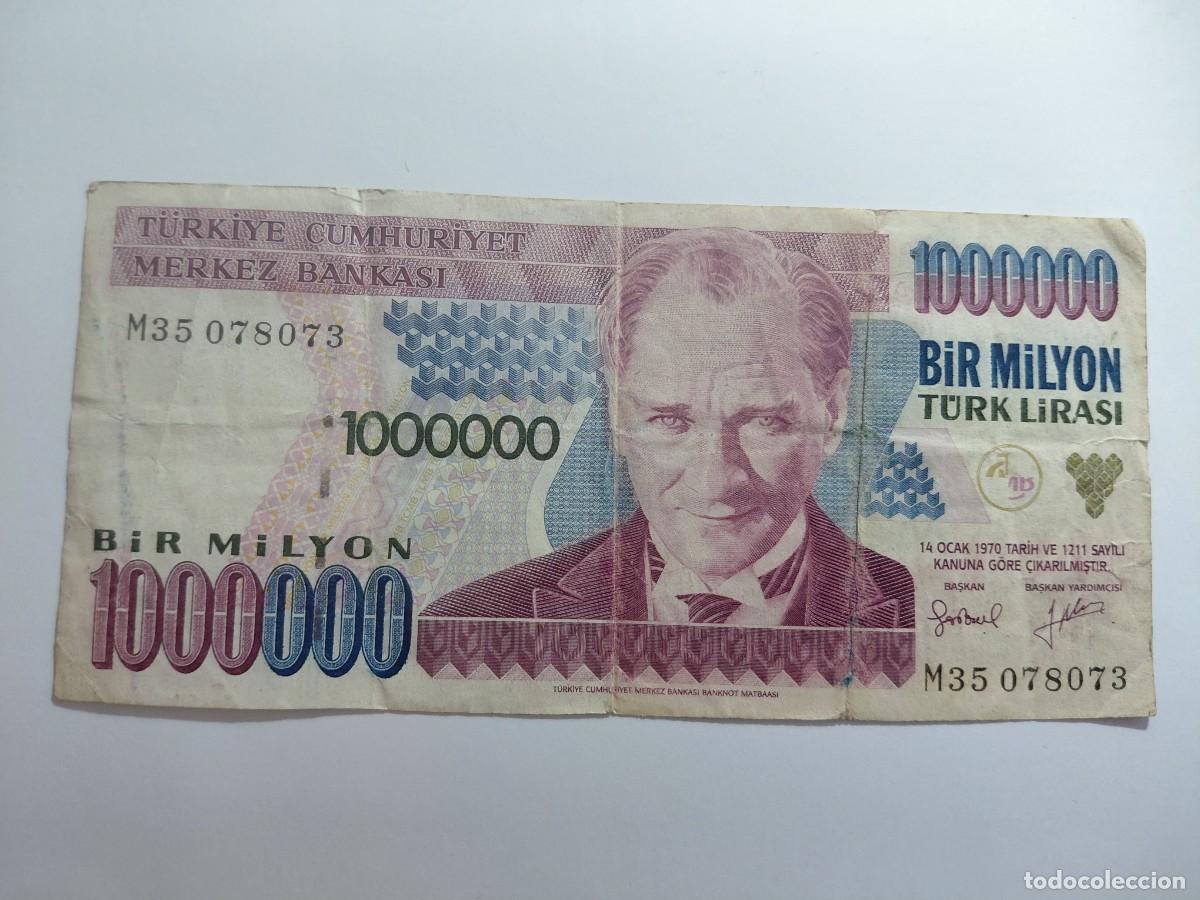 Billetes extranjeros: TURQUIA / BILLETE - 1.000.000 LIRAS 1970 P209