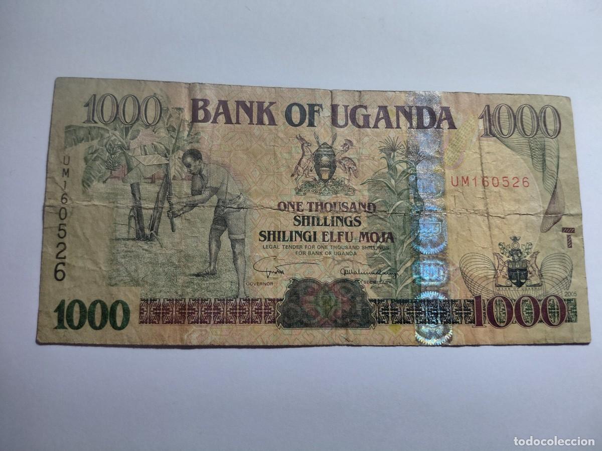 Billetes extranjeros: UGANDA / BILLETE - 1000 SHILLING P43