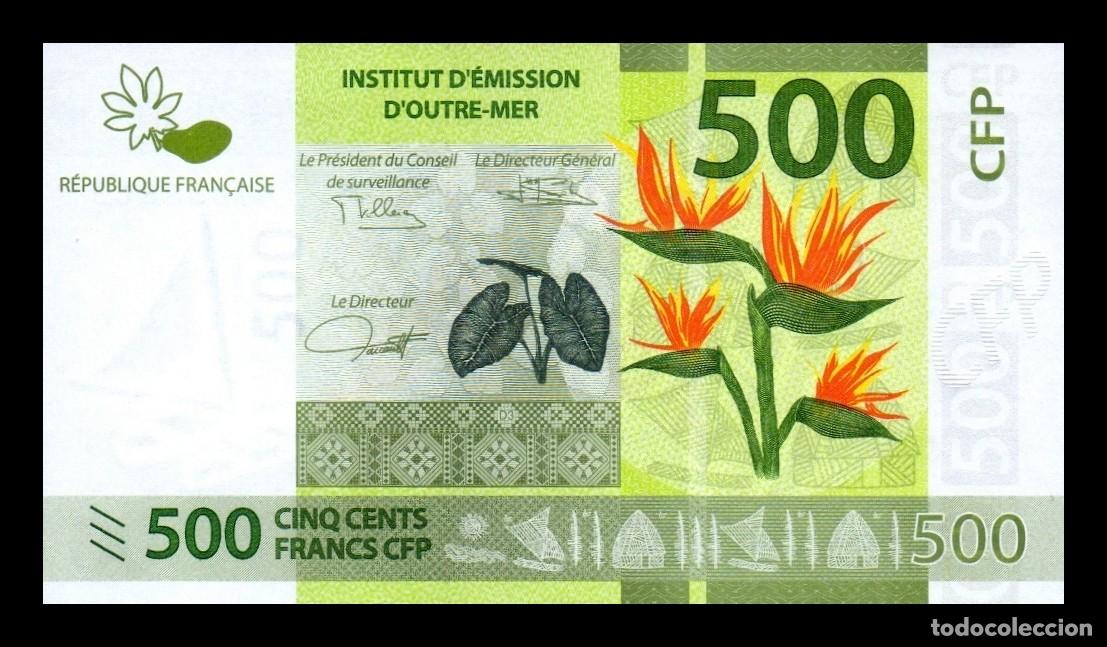 Billetes extranjeros: Territorios Franceses del Pac&iacute;fico 500 Francos 2014 (2023) Pick 5c Sc Unc