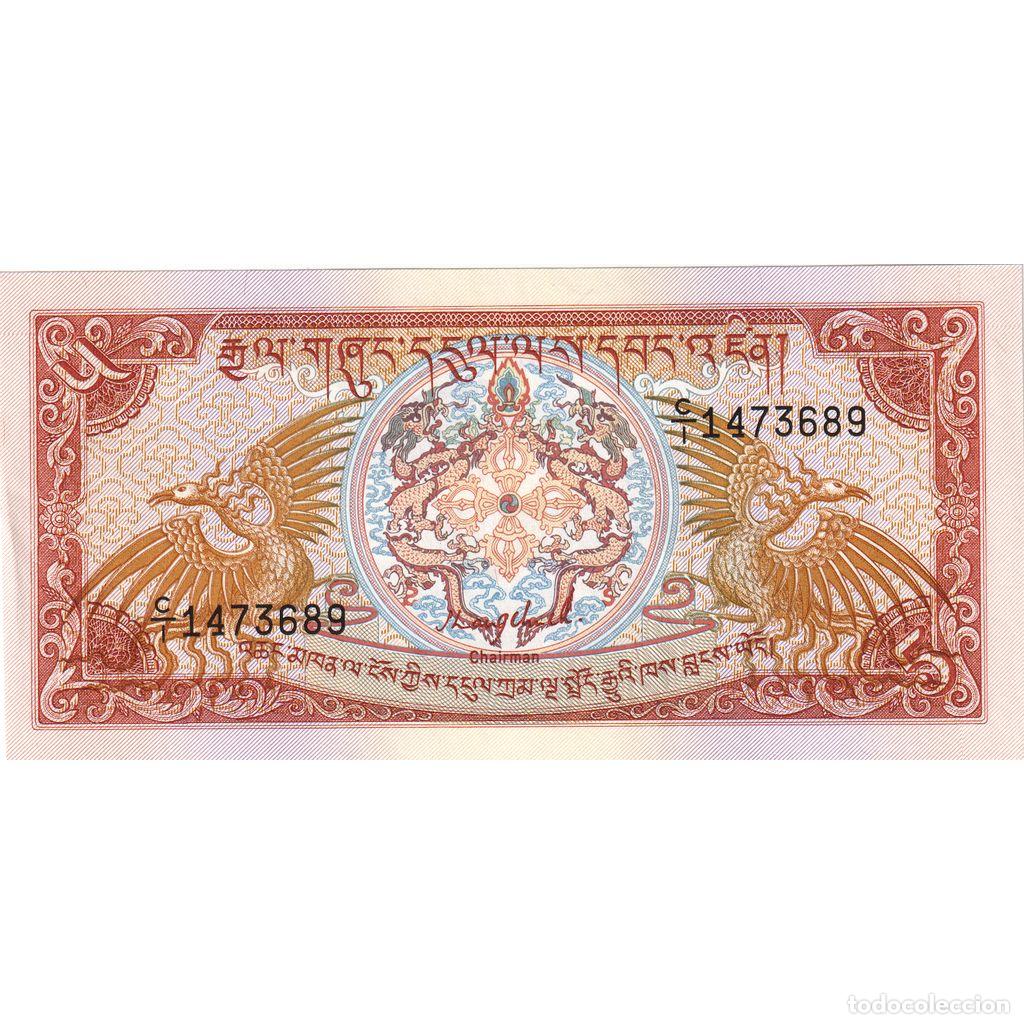 Billetes extranjeros: [#1233905] Billete, 5 Ngultrum, But&aacute;n, KM:14, UNC