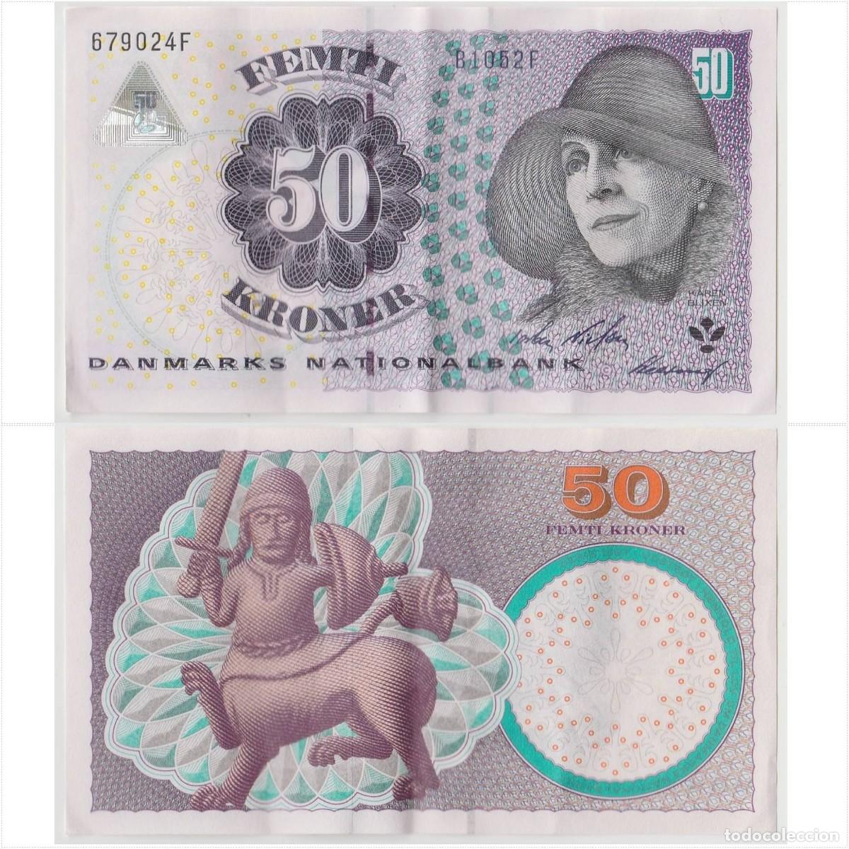 Billetes extranjeros: Dinamarca 50 Coronas 1999 Pick 55a n/s 679024F Circulado (el billete de la foto)
