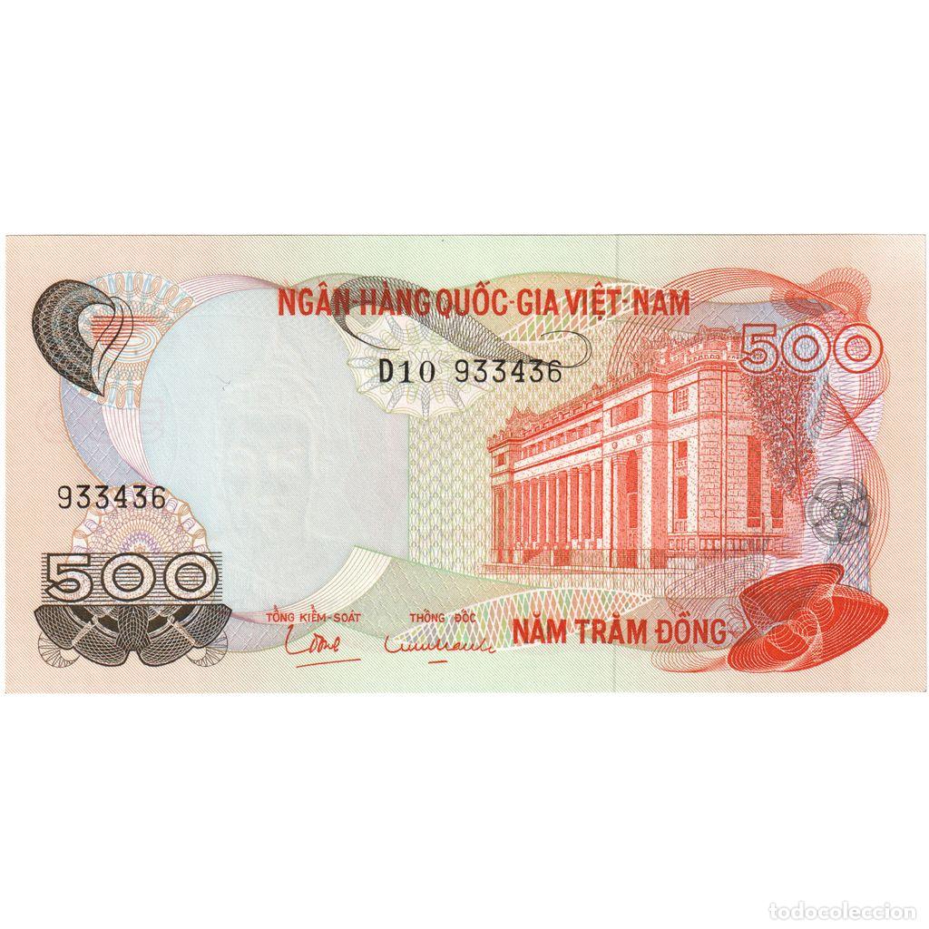 Billetes extranjeros: [#1233950] Vietnam del Sur, 500 D&ocirc;ng, UNC