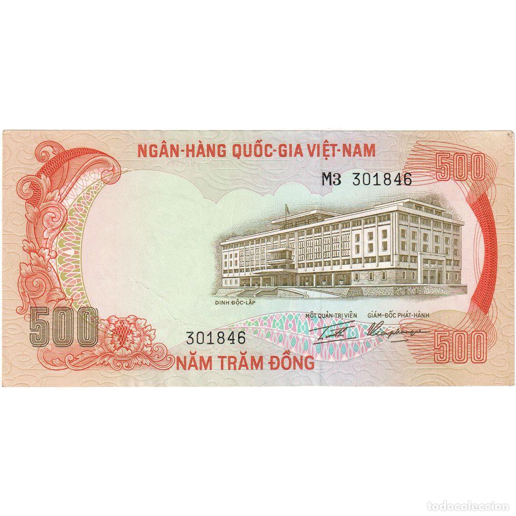 Billetes extranjeros: [#1233951] Vietnam del Sur, 500 D&ocirc;ng, EBC+