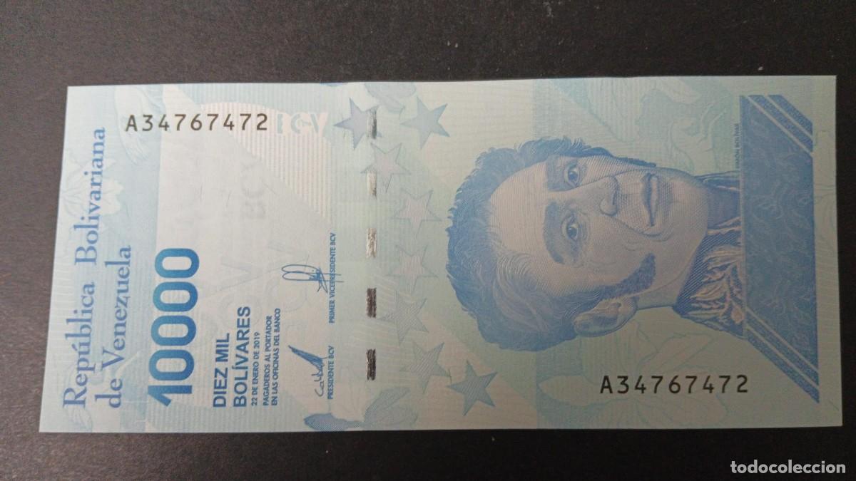 Internationale Banknoten: VENEZUELA 10000 BOLIVARES 2019 S/C P=109