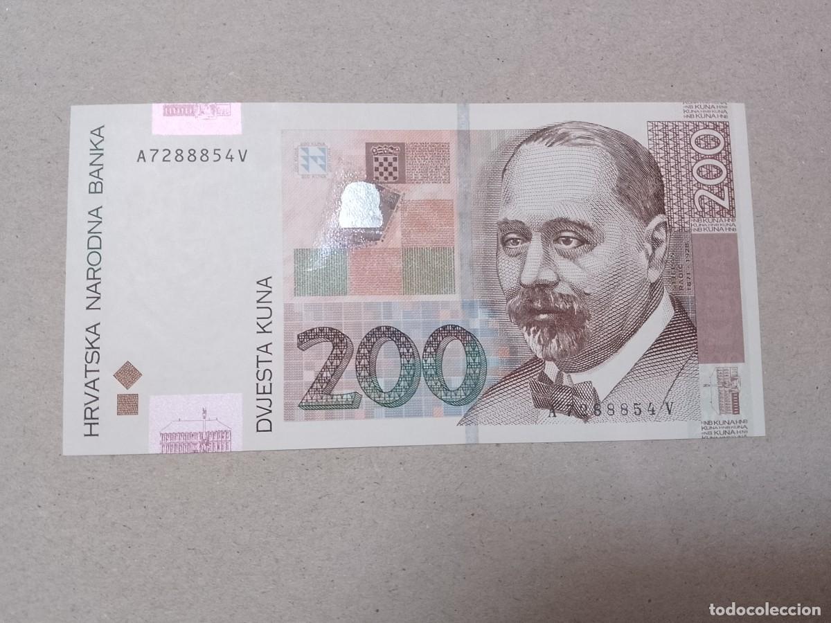 Billetes extranjeros: Billete Croacia, 200 Kuna, a&ntilde;o 2012, UNC