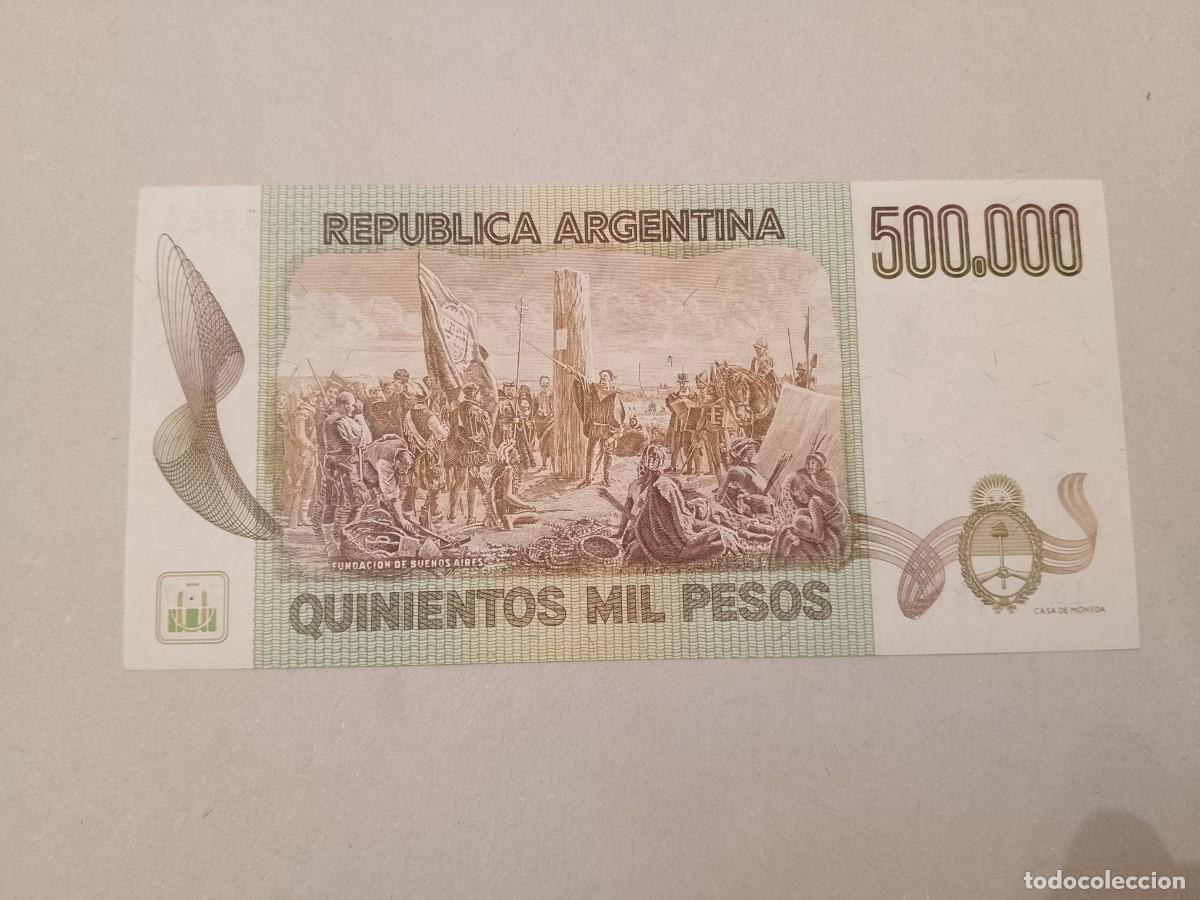 Billetes extranjeros: Billete Argentina, 500000 pesos, serie A, a&ntilde;o 1980, aUNC