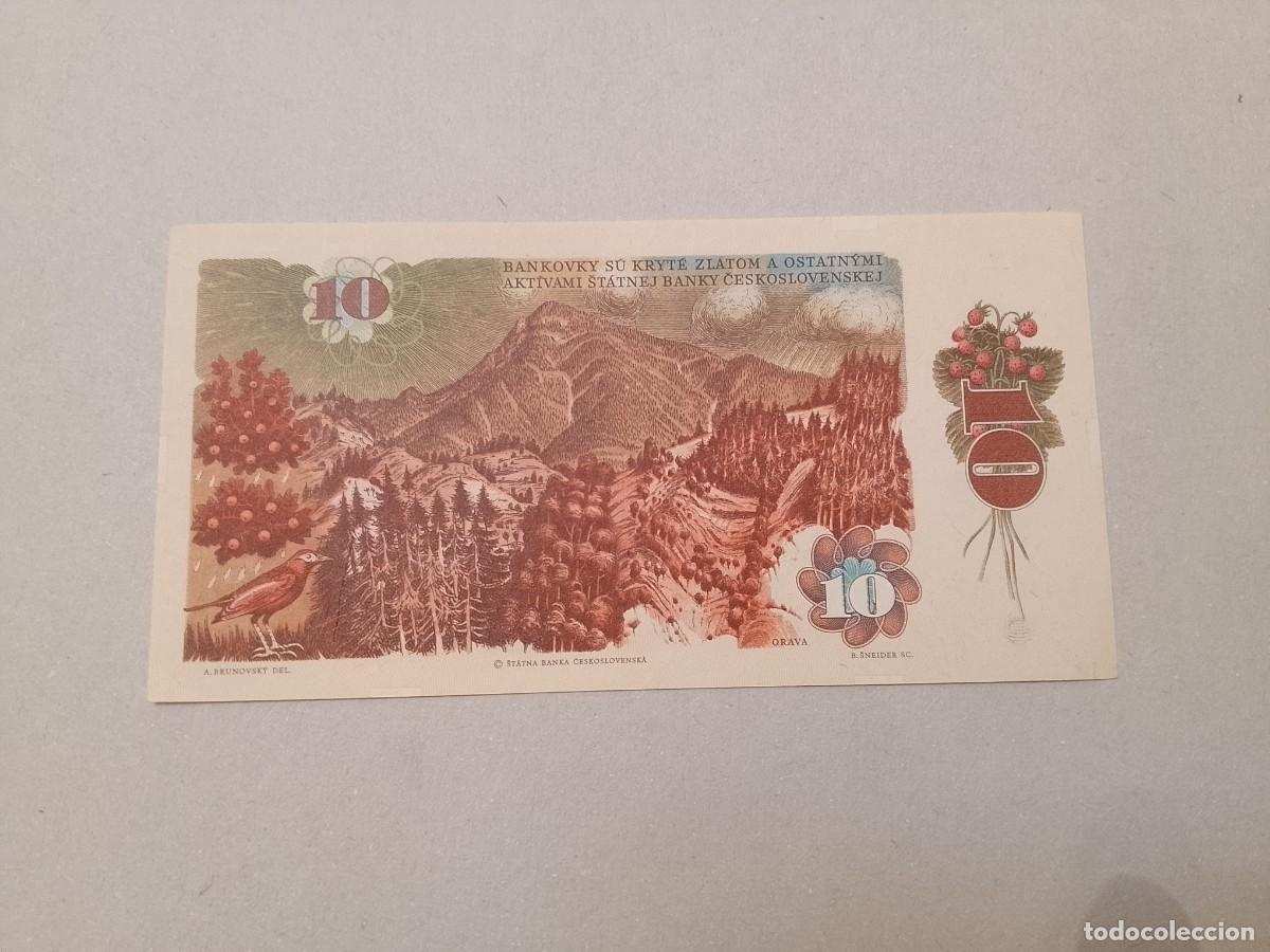 Billetes extranjeros: Billete Checoslovaquia, 10 korun, a&ntilde;o 1986, UNC