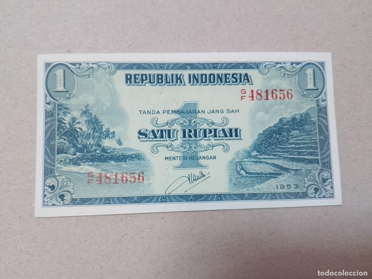 Billetes extranjeros: Billete Indonesia, 1 Rupiah, a&ntilde;o 1951, UNC