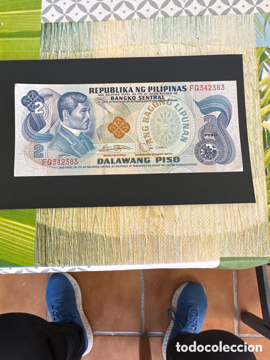 Billetes extranjeros: Billete de Filipinas de 2 piso a&ntilde;o 1978 sin circular
