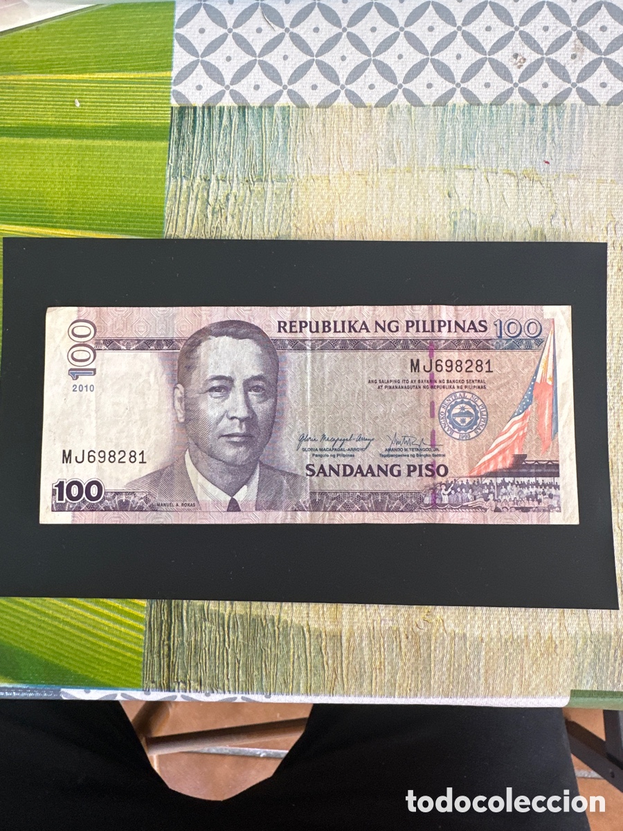 Billetes extranjeros: Billete de Filipinas de 100 piso a&ntilde;o 2010
