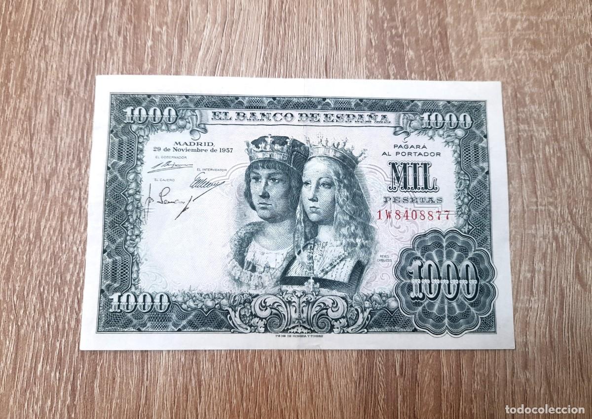 Billetes extranjeros: Billete de 1000 Pesetas 1957