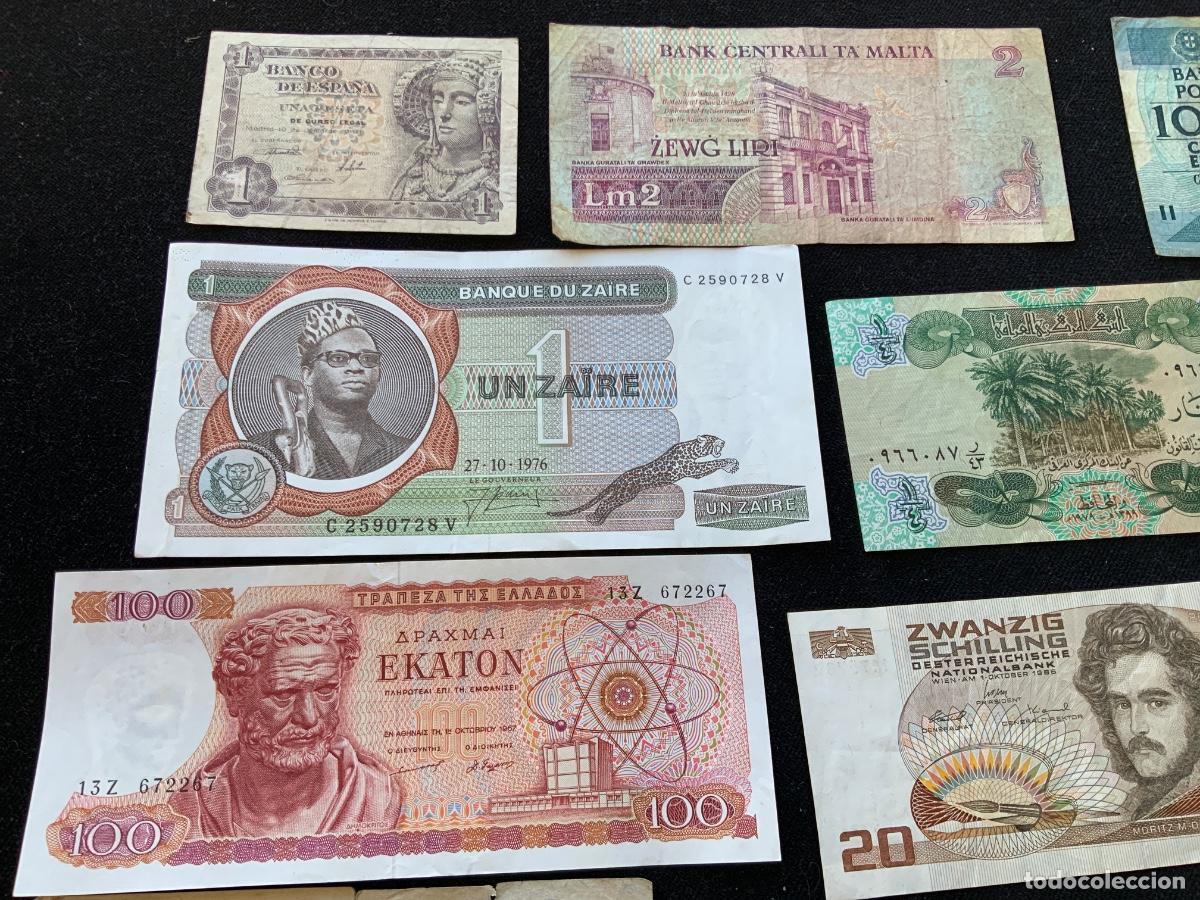 Billetes extranjeros: Lote de 16 billetes del mundo . - Foto 2