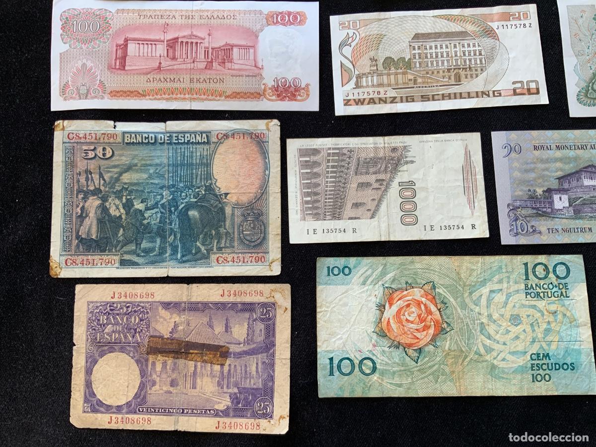 Billetes extranjeros: Lote de 16 billetes del mundo . - Foto 9