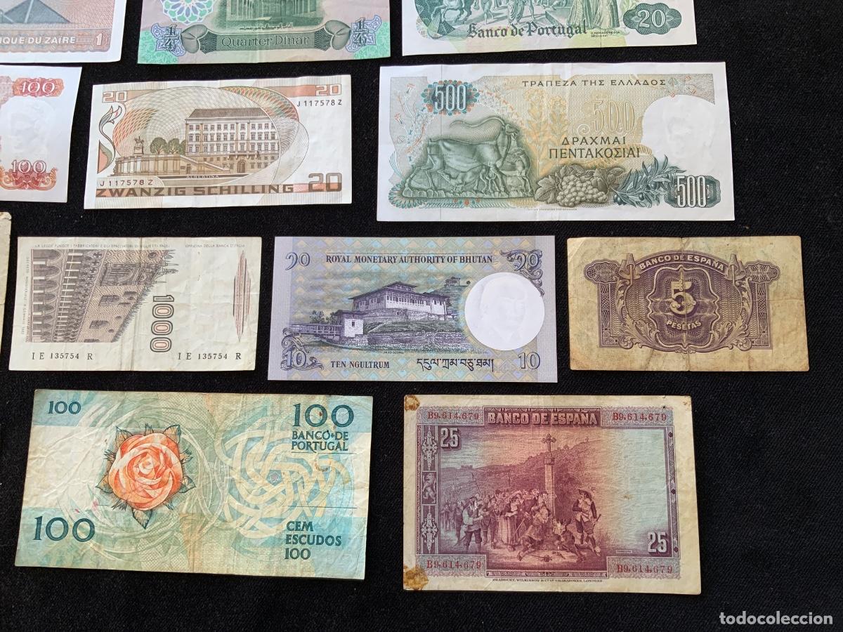 Billetes extranjeros: Lote de 16 billetes del mundo . - Foto 10