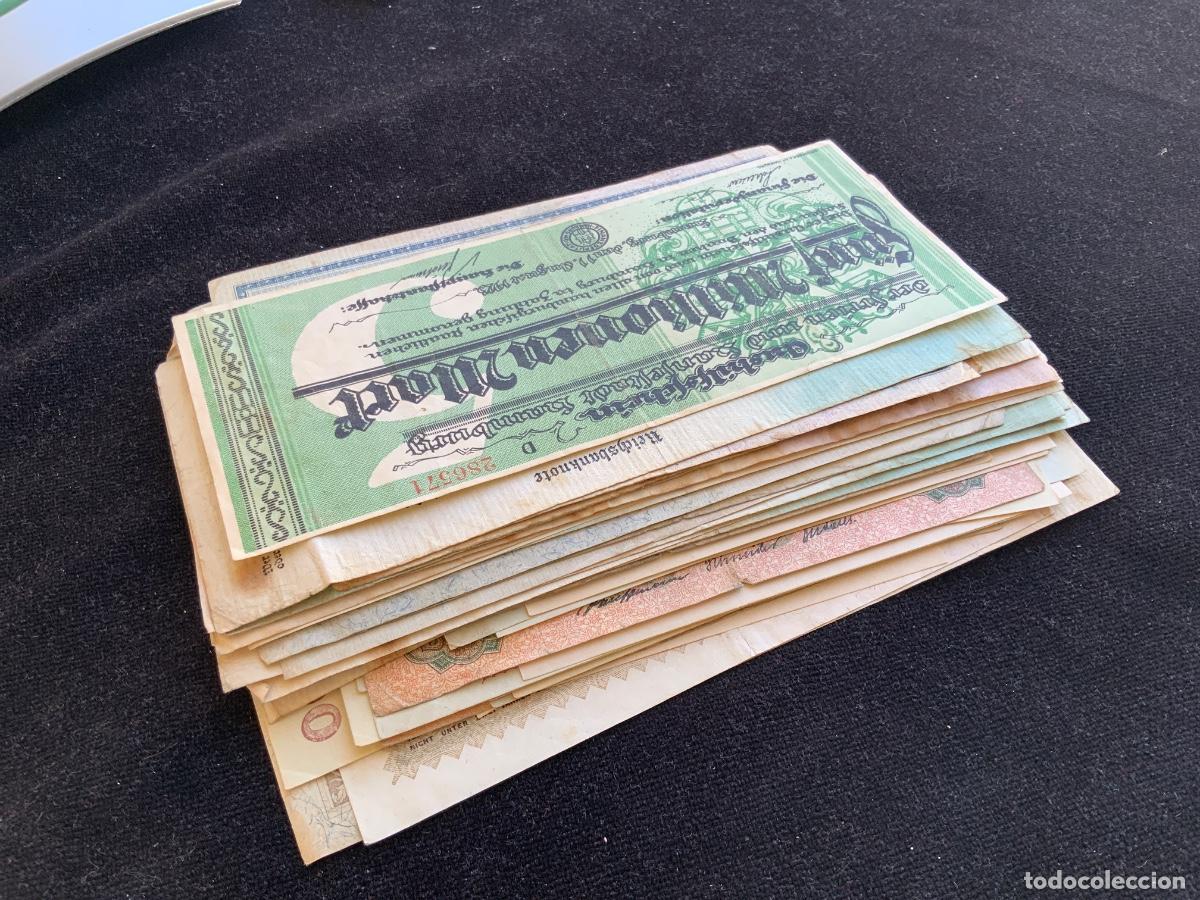 Billetes extranjeros: Lote de 54 billetes alemania, inflacion, primera guerra mundial.