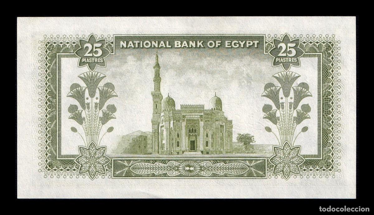 Billetes extranjeros: Egipto 25 Piastres 1957 Pick 28c Sc Unc - Foto 2