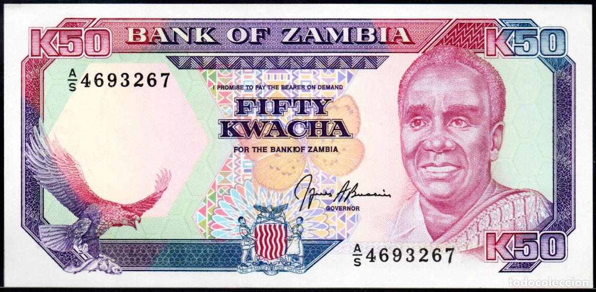 Billetes extranjeros: ZAMBIA - 50 KWACHA - Pick. 33 - S/C