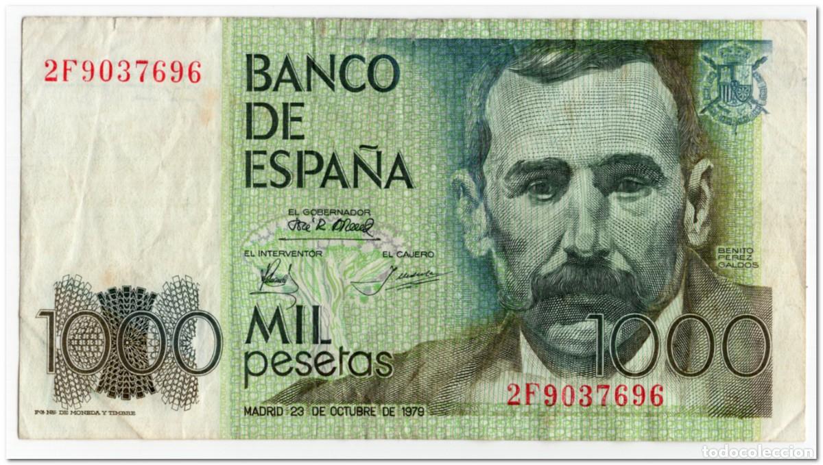Billetes extranjeros: SPAIN,1000 PESETAS,1979 (1982) P.158,FINE