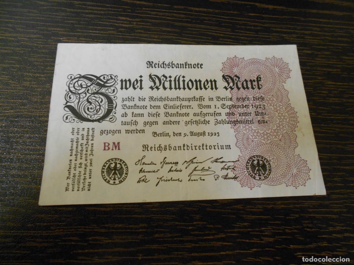 Billetes extranjeros: ALEMANIA-BILLETE-PICK 104c-2.000.000 MARCOS-1923-BC