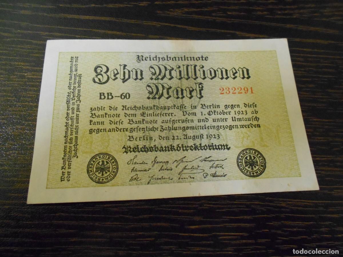Billetes extranjeros: ALEMANIA-BILLETE-PICK 106b-10.000.000 MARCOS-1923-BC