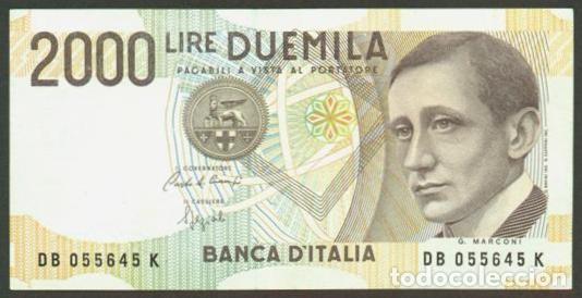 Billets internationaux: ITALIA. 2000 lire 3.10.1990. Marconi.