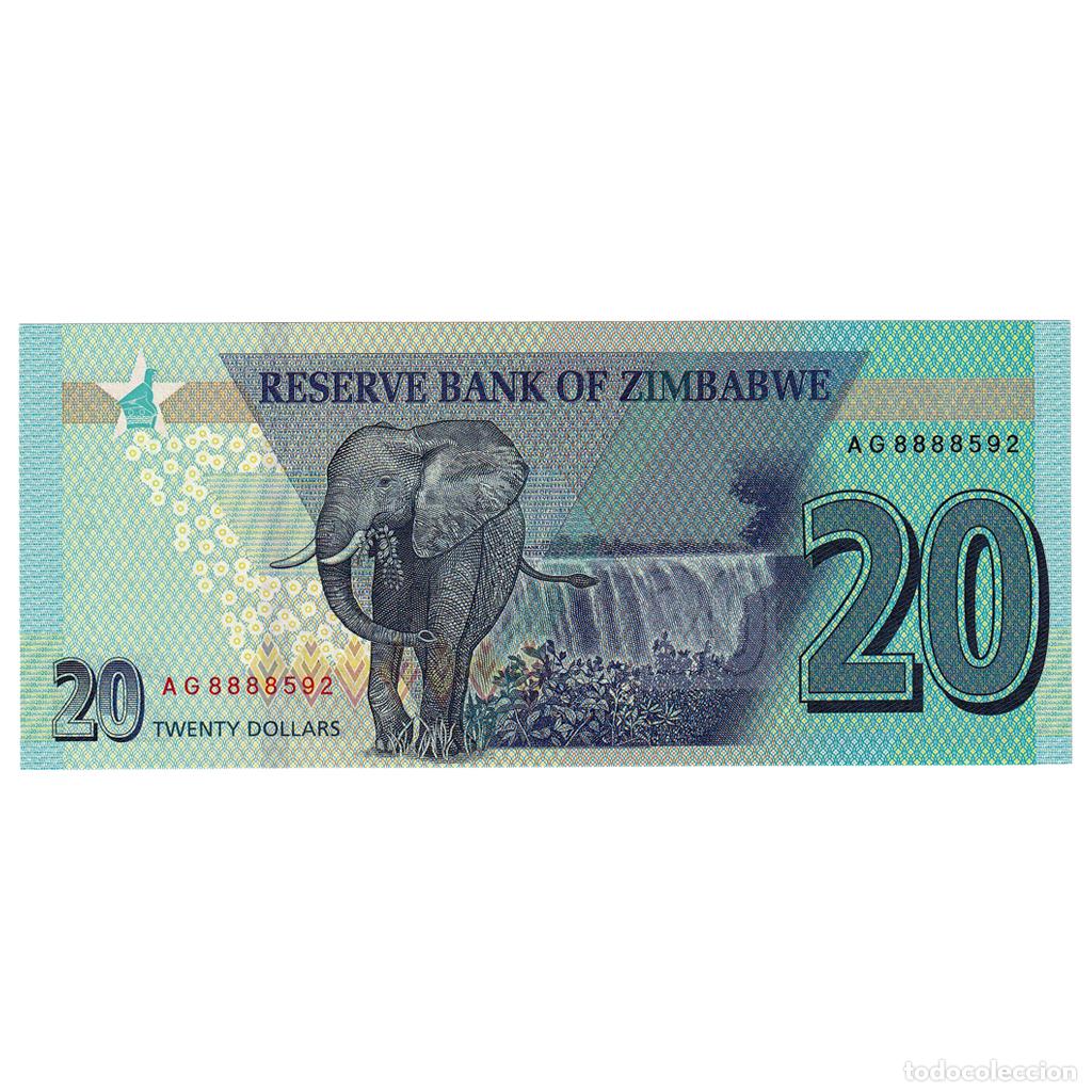 Billetes extranjeros: [#246368] Billete, 20 Dollars, 2020, Zimbabue, UNC